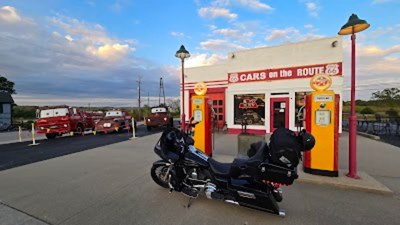 RV overnight stop along route 66 in Kansas