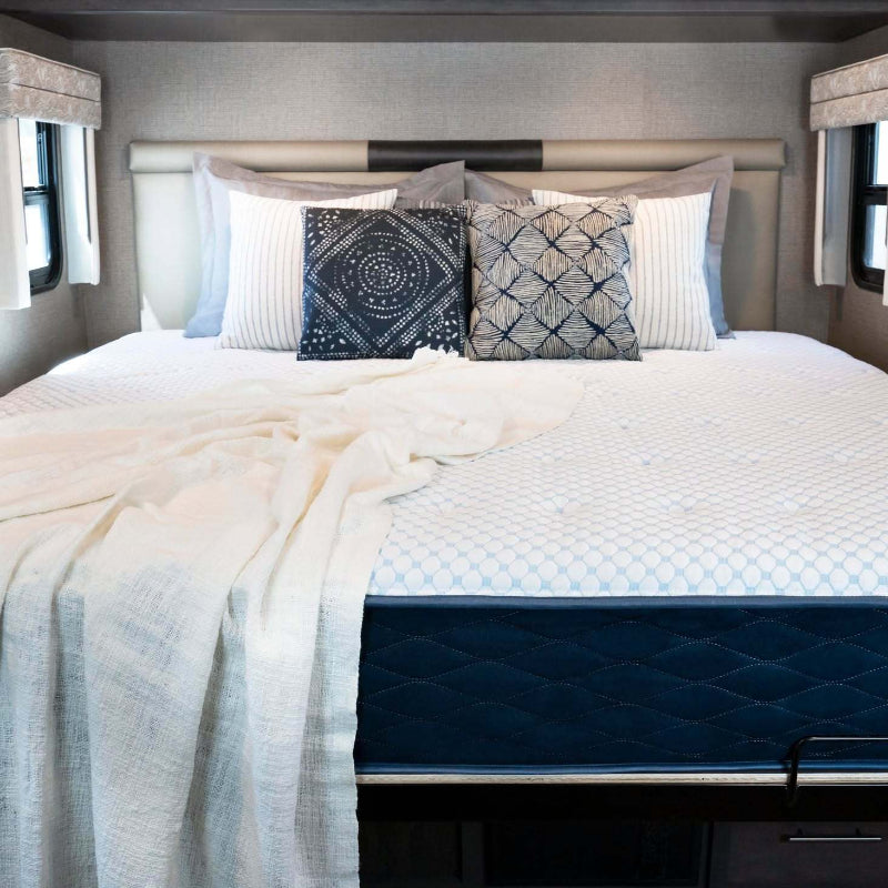 Save on RV Mattress. Custom-cut mattresses made to fit RV dimensions. Because sleep matters on the road too.