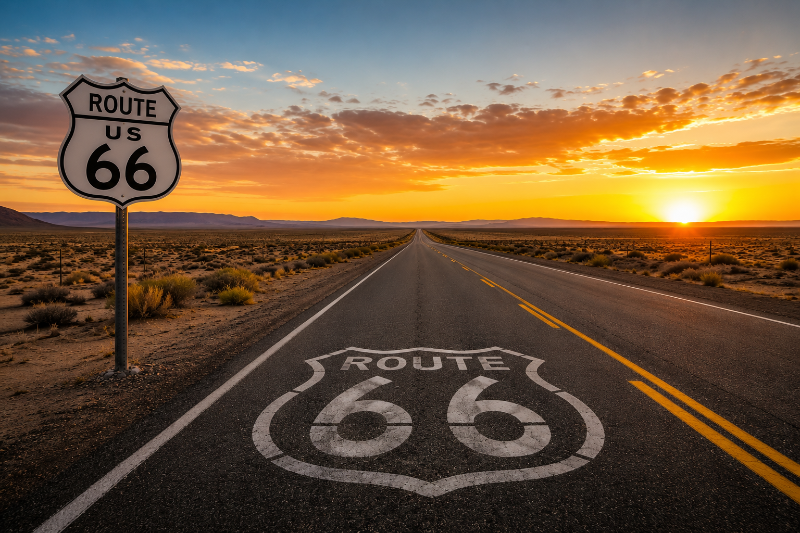Image of route 66 for RV stops