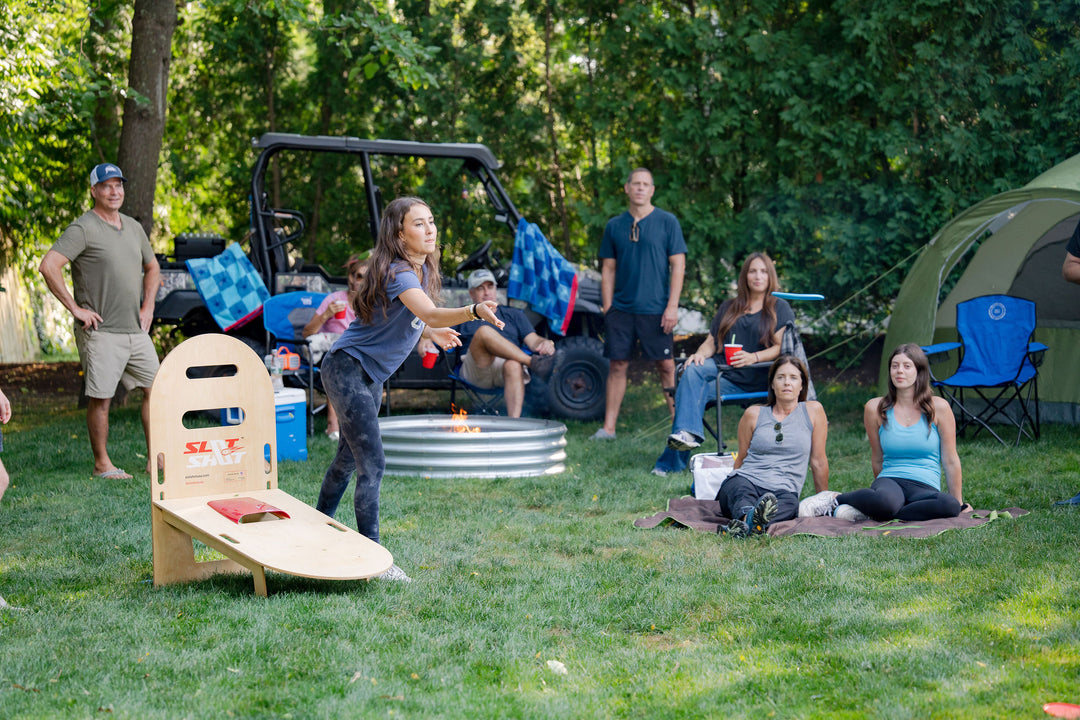 Save on Slot Shot: A disc game that is part cornhole, part KanJam. Made in the USA, built for backyards, tailgates and campsites.