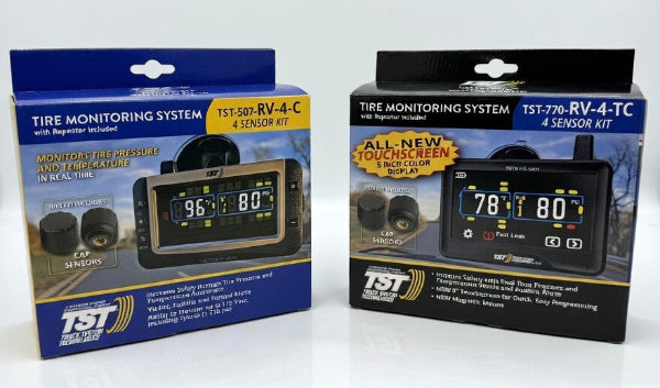 Tire pressure monitoring and safety products from TST.