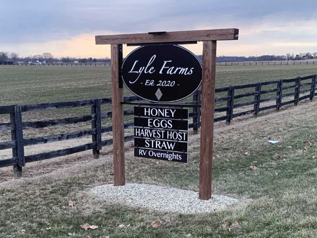 Lyel Farms Sign
